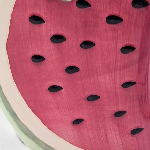 Valerie Cumberland Watermelon Pitcher Hand Painted Fruit Kitchen Decor Summer - Picture 4 of 11